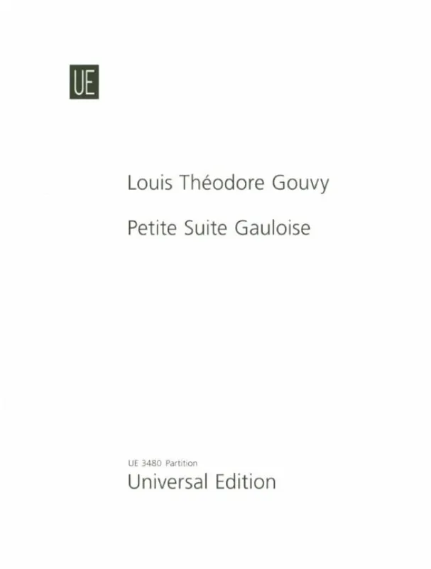 Théodore Gouvy Petite Suite Gauloise Opus 90 (noty, partitura, dechové nástroje) Kup Teď