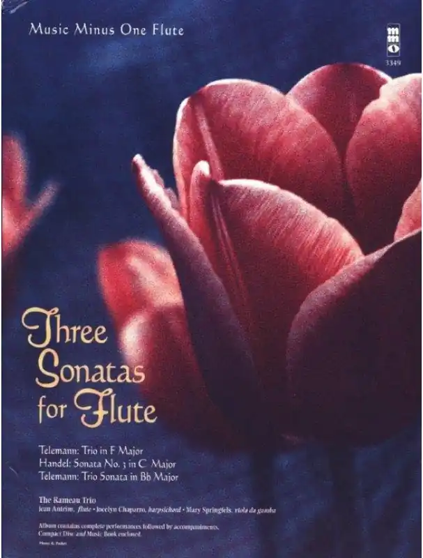 Three Sonatas for Flute (noty na příčnou flétnu)(+audio) Akce