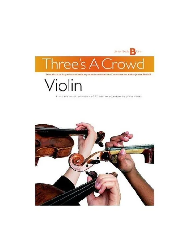 Three‘s A Crowd Junior Book B Violin (noty na housle) Sleva