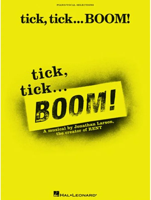Nejprodávanější tick, tick ... BOOM! (noty na klavír, zpěv, akordy)