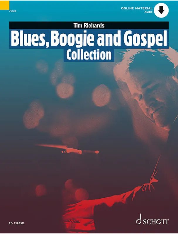 Tim Richards Blues, Boogie and Gospel Collection (noty na klavír)(+audio) Autentický