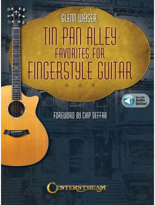 Vysoce Kvalitní Tin Pan Alley Favorites for Fingerstyle Guitar (noty, tabulatury na kytaru) (+audio)