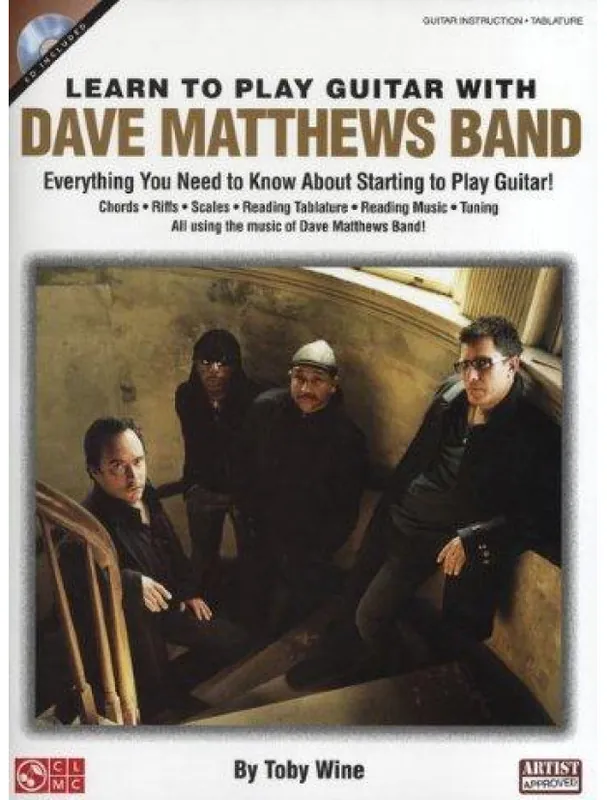 Cenový Hit Toby Wine Learn To Play Guitar With Dave Matthews Band (+audio)