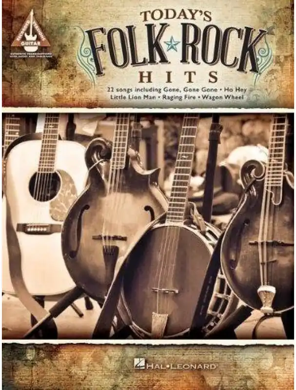 Today‘s Folk Rock Hits (noty, tabulatury na kytaru) Sleva