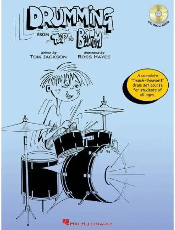 Tom Jackson Drumming From Top To Bottom (noty na bicí) (+audio) Cenový Hit