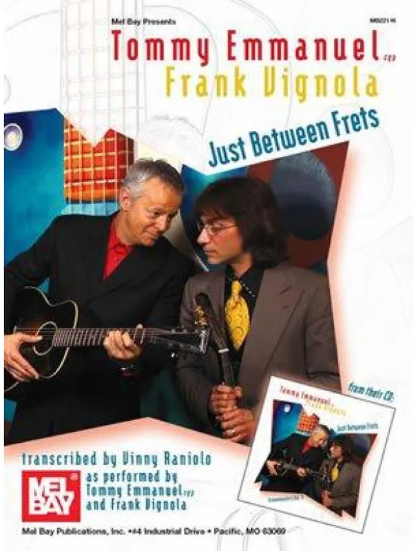 Novinka Tommy Emmanuel/Frank Vignola Just Between Frets (noty, tabulatury na kytaru)