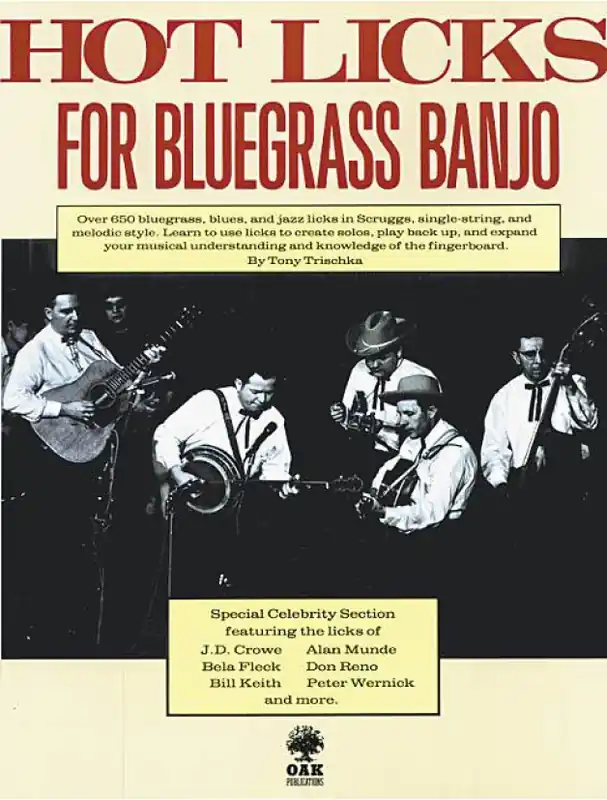 Výhodná Nabídka Tony Trischka Hot Licks for Bluegrass Banjo (tabulatury na banjo)