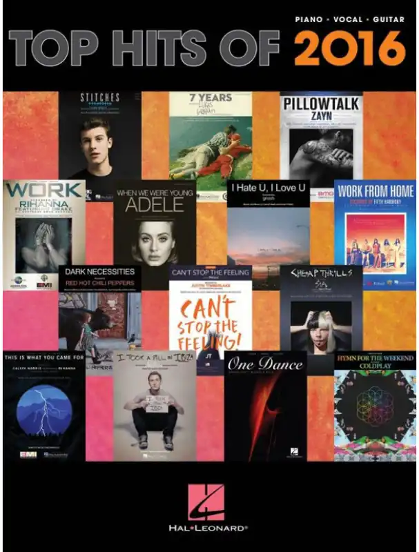 Top Hits of 2016 (noty na klavír, zpěv, akordy na kytaru) Must-Have