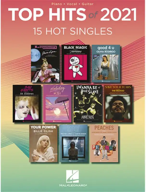 Horká Nabídka Top Hits of 2021 (noty na klavír, zpěv, akordy)