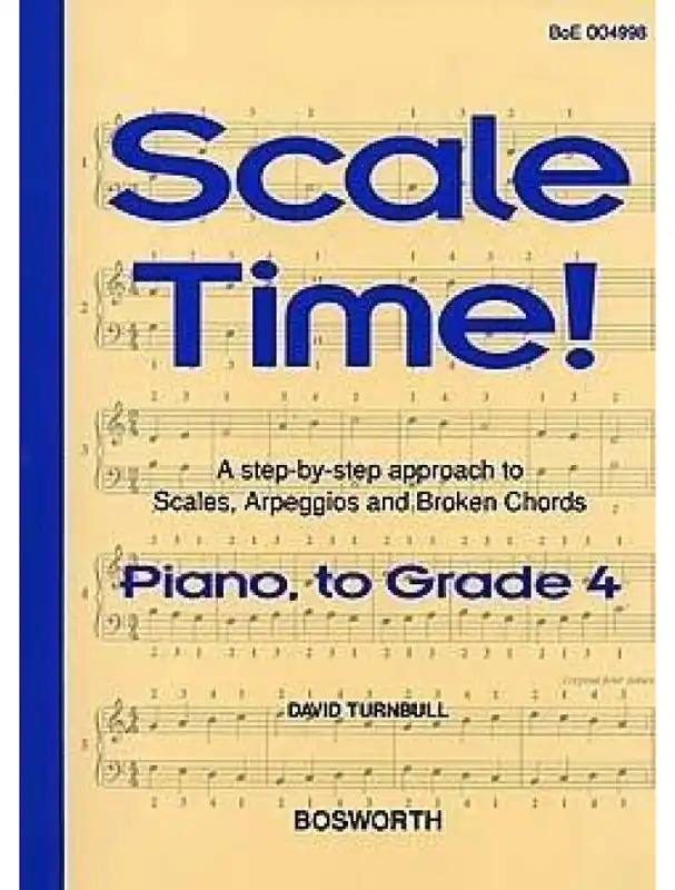 Ihned K Objednání Turnbull Scale Time! Grade 4 Piano (noty na sólo klavír)