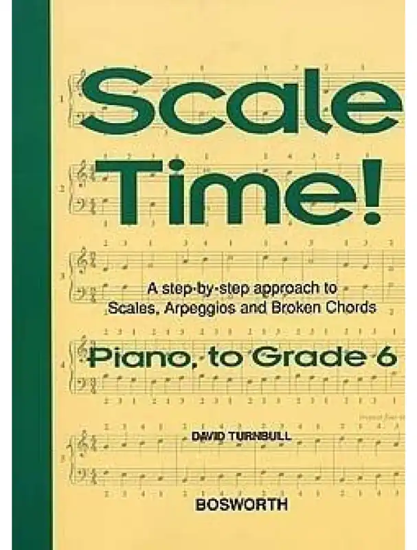 Tovární Cena Turnbull Scale Time! Grade 6 Piano (noty na sólo klavír)