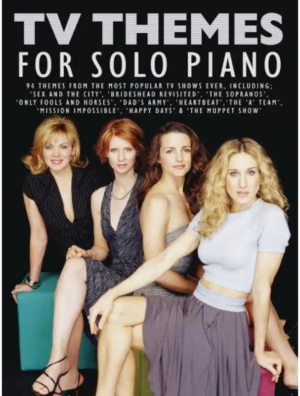 TV Themes For Solo Piano (noty, sólo klavír) Super Cena