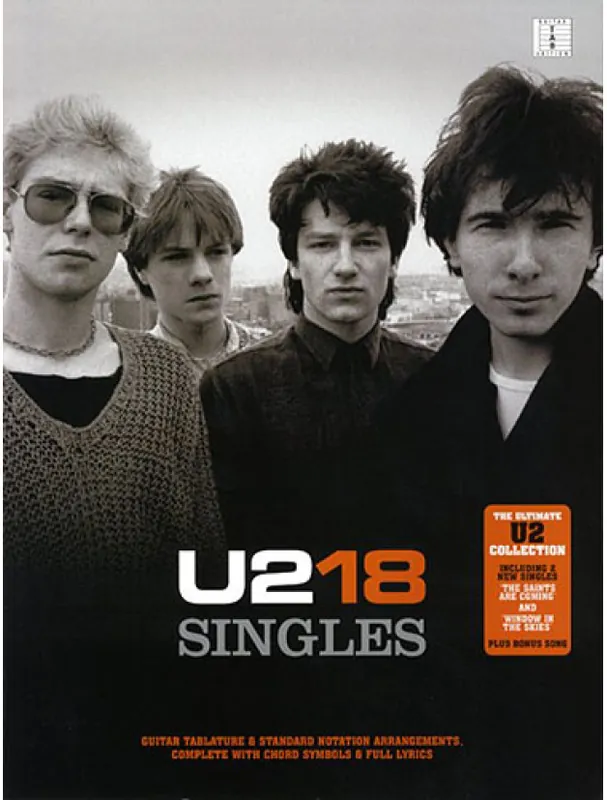 U2 18 Singles (tabulatury, noty, kytara) Nízká Cena