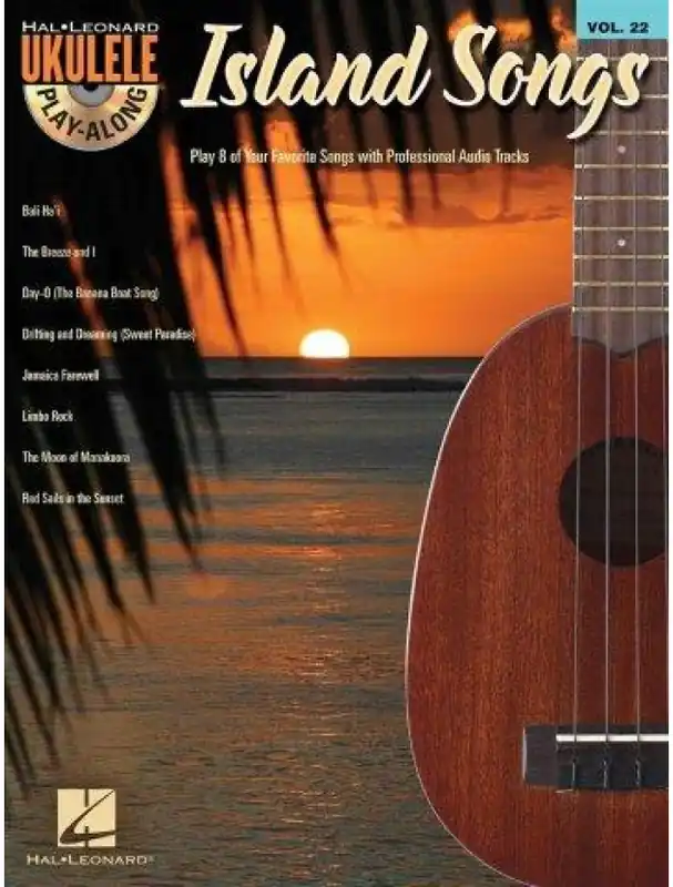 Dokud Zásoby Vydrží Ukulele Play-Along 22 Island Songs (noty, melodická linka, akordy) (+audio)