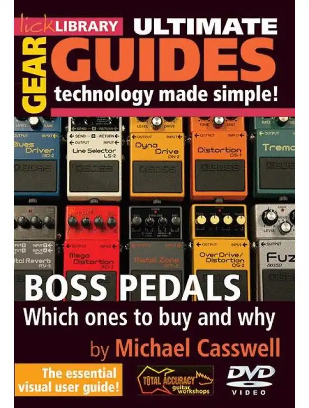 Super Cena Ultimate Gear Guides - Boss Pedals (video škola hry na kytaru)