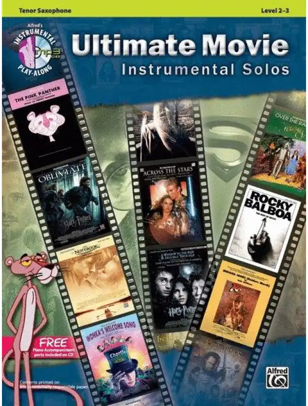 Nejprodávanější Ultimate Movie Instrumental Solos (noty na tenorsaxofon) (+audio)