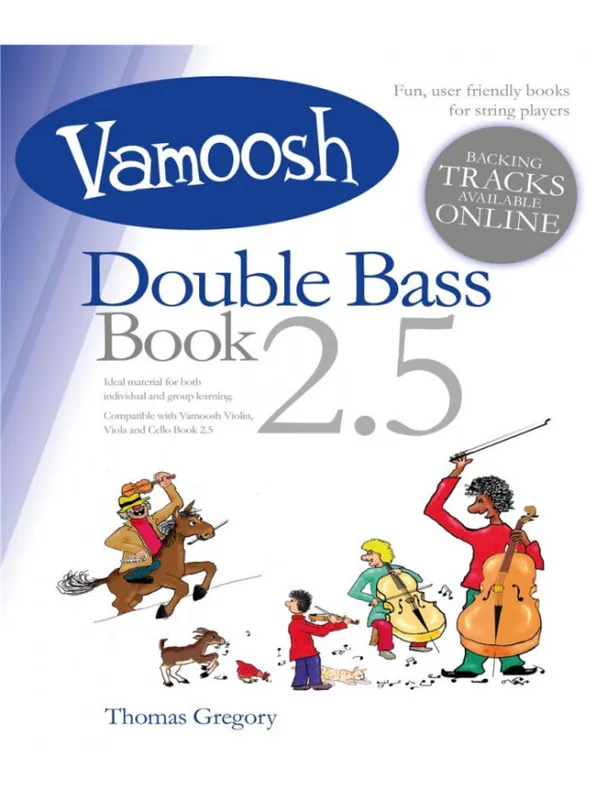 Cenově Výhodný Vamoosh Double Bass Book 2.5 (noty na kontrabas) (+audio)