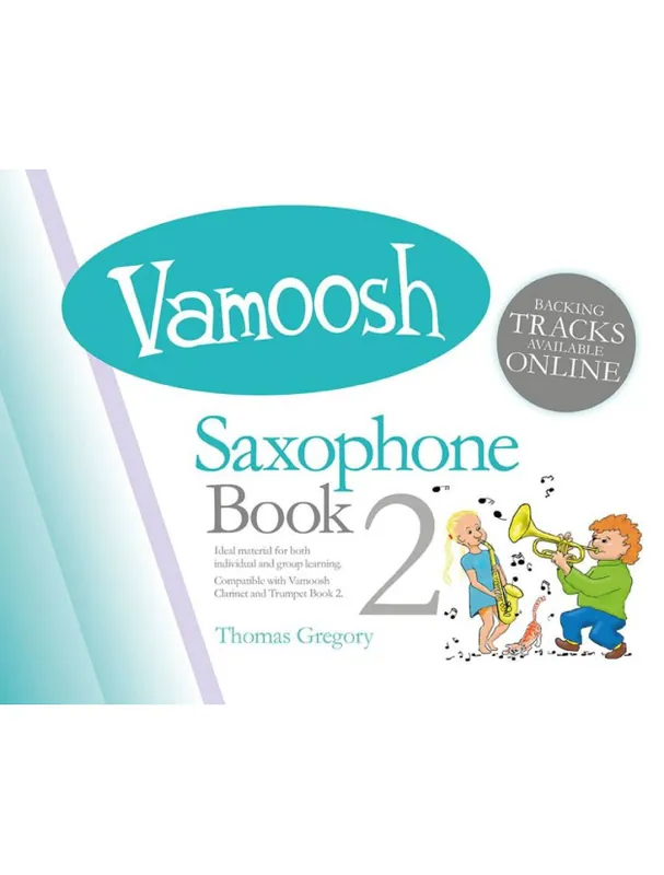 Aktuální Vamoosh Saxophone Book 2 (noty na saxofon)(+audio)