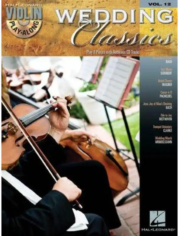 Novinka Violin Play-Along 12 Wedding Classics (noty na housle) (+audio)