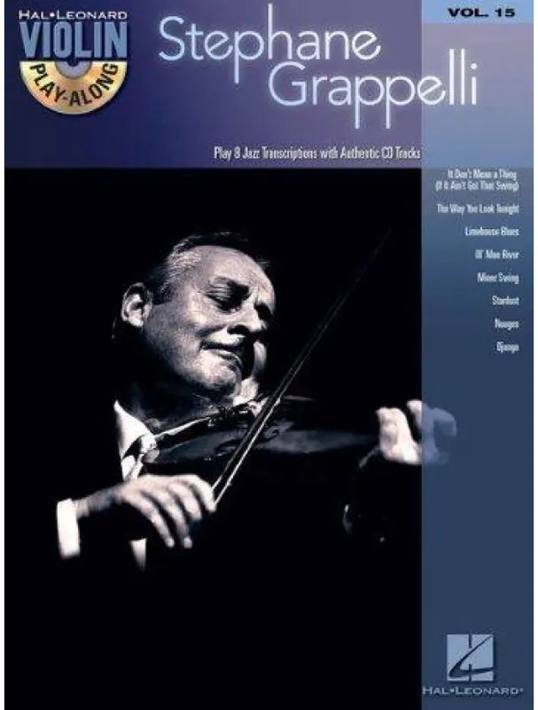 Expresní Doručení Violin Play-Along 15 Stephane Grappelli (noty na housle) (+audio)