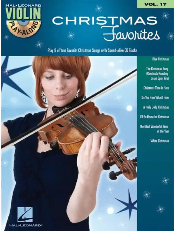 Violin Play-Along 17 Christmas Favorites (noty na housle) (+audio) Finální Výprodej