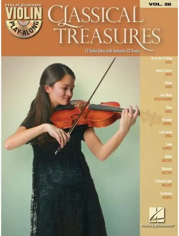 Objednat Nyní Violin Play-Along 28 Classical Treasures (noty na housle) (+audio)