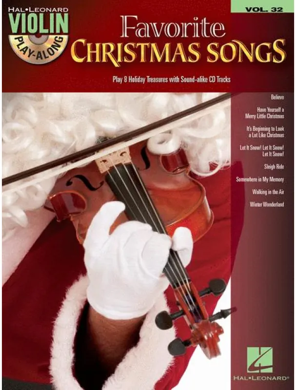 Top Prodej Violin Play-Along 32 Favorite Christmas Songs (noty na housle)(+audio)