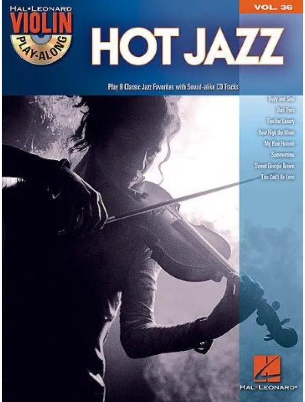 Vrácení Zdarma Violin Play-Along 36 Hot Jazz (noty na housle) (+audio)