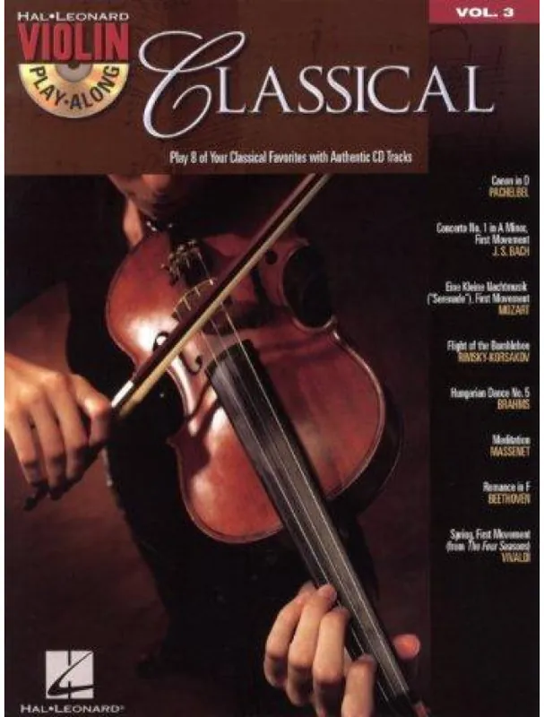 Akce Violin Play-Along 3 Classical (noty, housle) (+audio)