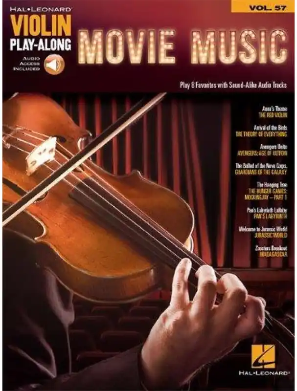 Top Prodej Violin Play-Along 57 Movie Music (noty na housle) (+audio)