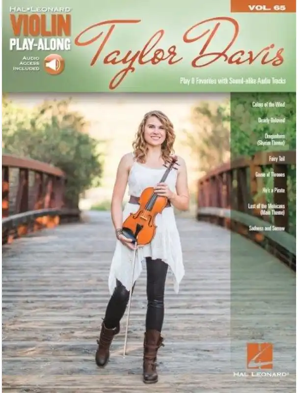 Speciální Cena Violin Play-Along 65 Taylor Davis (noty na housle) (+audio)