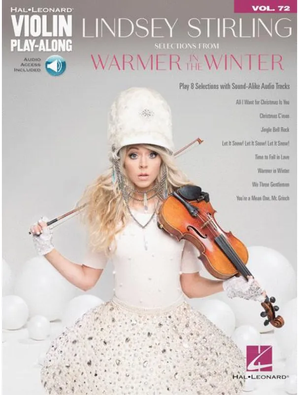 Violin Play-Along 72 Lindsey Stirling - Selections from Warmer in the Winter (noty na housle) (+audio) Tovární Cena