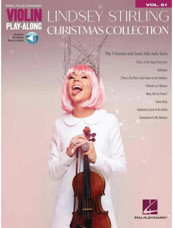 Violin Play-Along 81 Lindsey Stirling - Christmas Collection (noty na housle) (+audio) Hit Sezóny