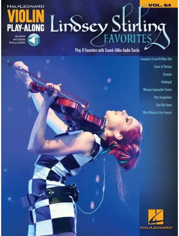 Ověřený Violin Play-Along Vol 64 Lindsey Stirling - Favorites (noty na housle) (+audio)
