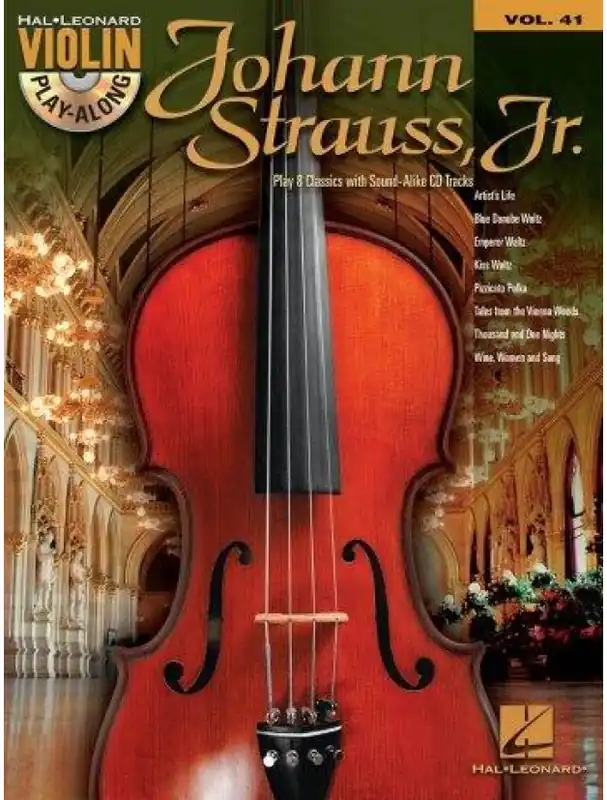 Aktuální Violin Play-Along Johann Strauss (noty na housle)