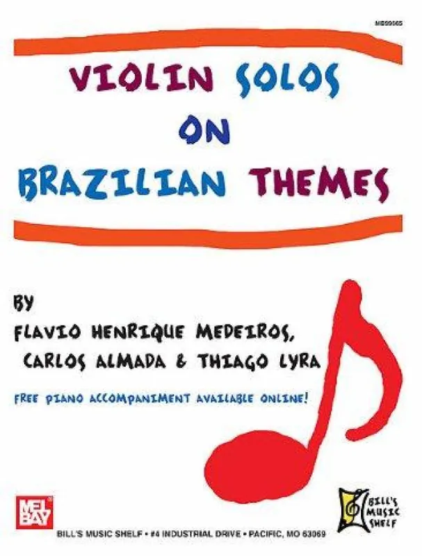 Aktuální Violin Solos on Brazilian Themes (noty na housle)