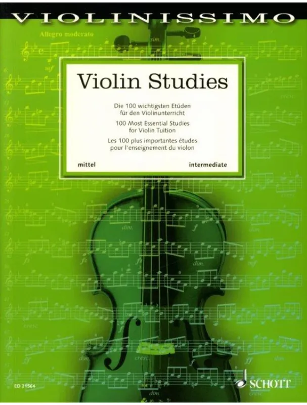 Horká Nabídka Violin Studies 100 Most Essential Studies (noty na housle)
