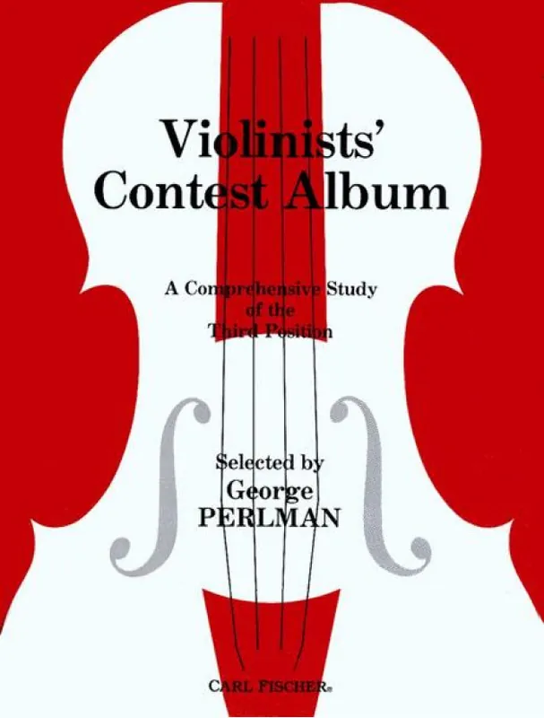 Violinists‘ Contest Album A Comprehensive Study of the 3rd Position (noty na housle, klavír) Tovární Cena