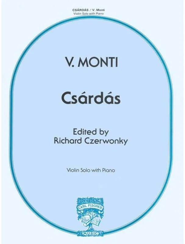 Vysoce Kvalitní Vittorio Monti Czardas (noty na violu, klavír)