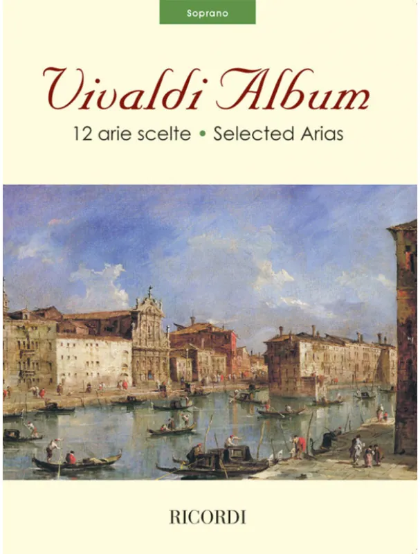 Vivaldi Album 12 Selected Arias - Soprano (noty na zpěv, klavír) Dokud Zásoby Vydrží