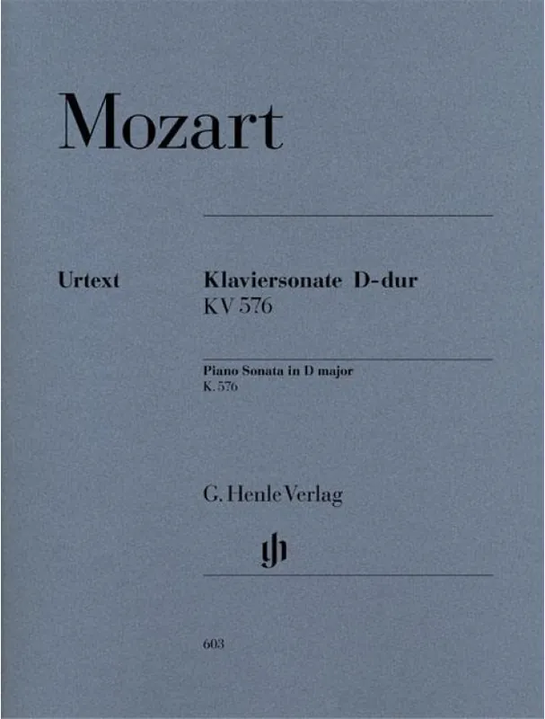Cenová Bomba W. A. Mozart Piano Sonata D major KV 576 (noty na klavír)