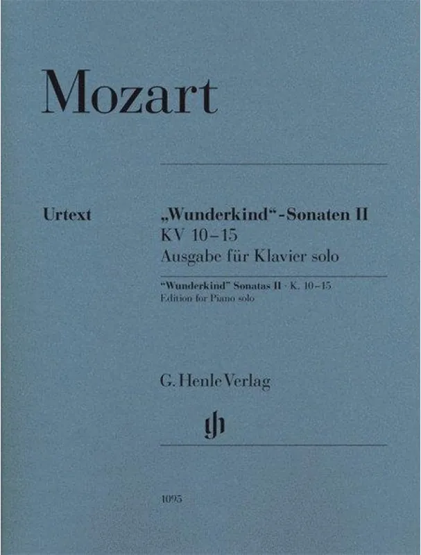 W. A. Mozart Wunderkind‘ Sonatas II K.10-15 (noty na klavír) Nakupujte Hned