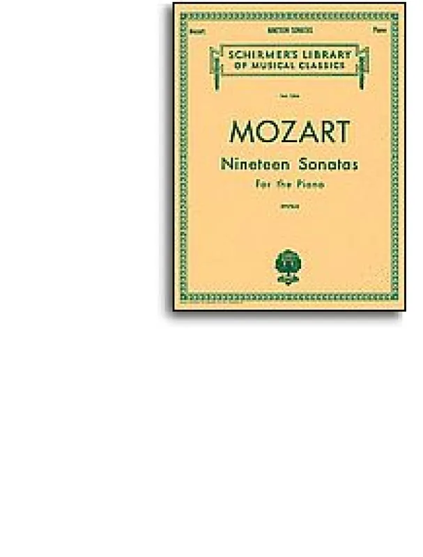 W.A. Mozart Nineteen Sonatas For The Piano (noty, klavír) Akce
