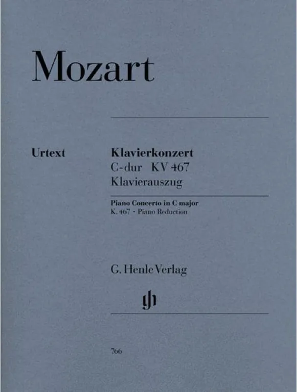 W.A. Mozart Piano Concerto C KV.467 (noty na čtyřruční klavír) Nejprodávanější