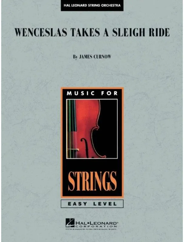 Wenceslas Takes a Sleigh Ride (snadné noty pro smyčcový orchestr, party, partitura) Nová Kolekce