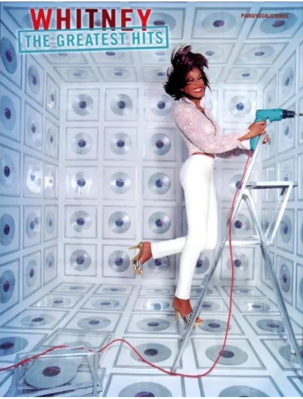 Autentický Whitney Houston The Greatest Hits (noty na klavír, zpěv, akordy)