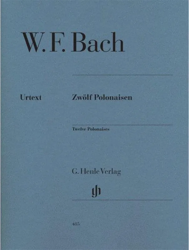 Ověřený Wilhelm Friedemann Bach 12 Polonaisen (noty na klavír)