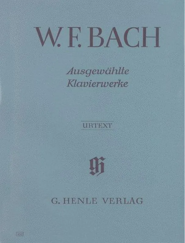 Rychlé Dodání Wilhelm Friedemann Bach Selected Piano Works (noty na klavír)