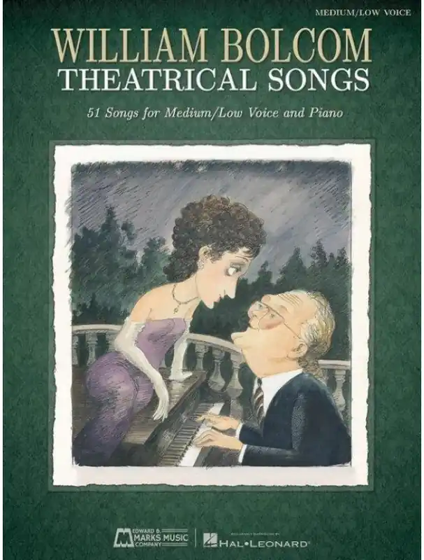 Speciální Cena William Bolcom Theatrical Songs - Medium/Low Voice (noty na klavír, zpěv)
