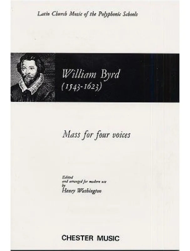 Bezpečná Platba William Byrd Mass For Four Voices (noty na sborový zpěv SATB)